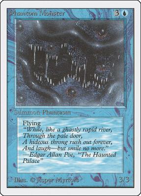 Phantom Monster card from Unlimited Edition