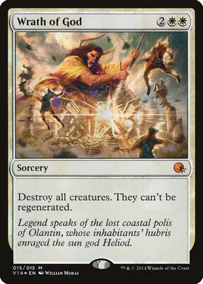 Wrath of God card from From the Vault: Annihilation