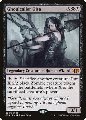 Ghoulcaller Gisa card from Commander 2014
