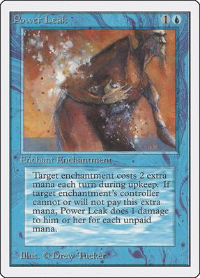 Power Leak card from Unlimited Edition
