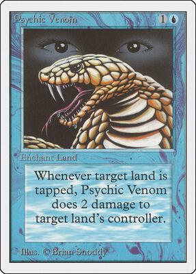 Psychic Venom card from Unlimited Edition