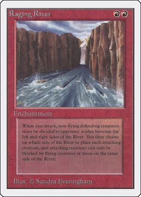 Raging River card from Unlimited Edition