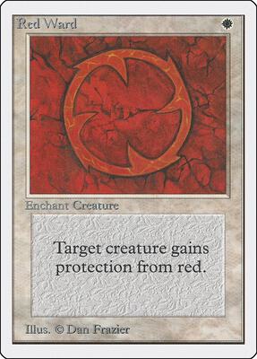Red Ward card from Unlimited Edition