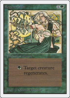 Regeneration card from Unlimited Edition