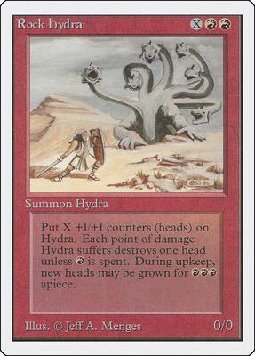 Rock Hydra card from Unlimited Edition