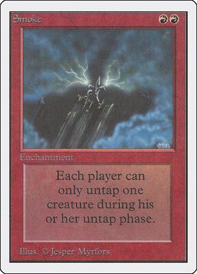 Smoke card from Unlimited Edition