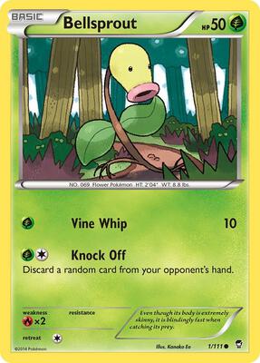 Bellsprout card from XY - Furious Fists