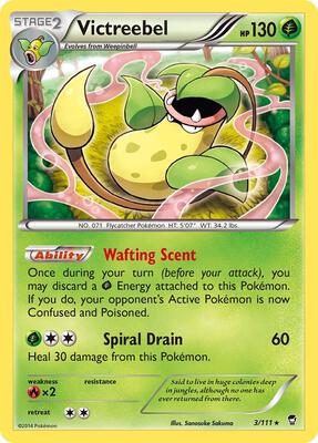 Victreebel card from XY - Furious Fists