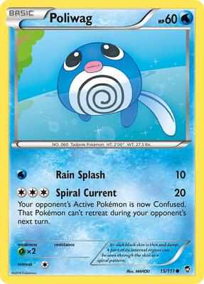 Poliwag card from XY - Furious Fists