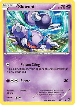 Skorupi card from XY - Furious Fists