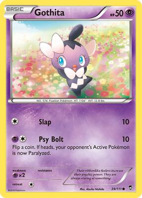 Gothita card from XY - Furious Fists