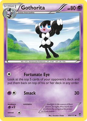 Gothorita card from XY - Furious Fists