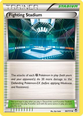 Fighting Stadium card from XY - Furious Fists