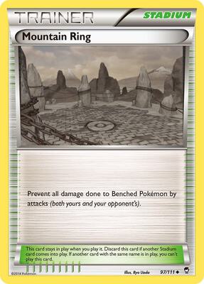 Mountain Ring card from XY - Furious Fists