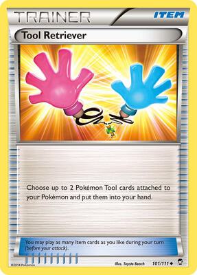 Tool Retriever card from XY - Furious Fists