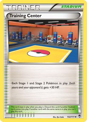 Training Center card from XY - Furious Fists