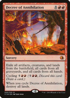 Decree of Annihilation card from From the Vault: Annihilation