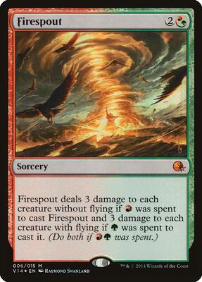 Firespout card from From the Vault: Annihilation