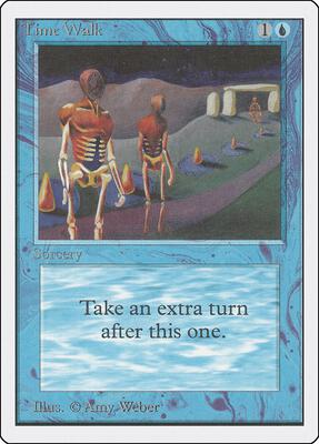 Time Walk card from Unlimited Edition