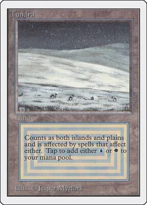 Tundra card from Unlimited Edition