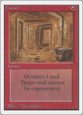 Tunnel card from Unlimited Edition