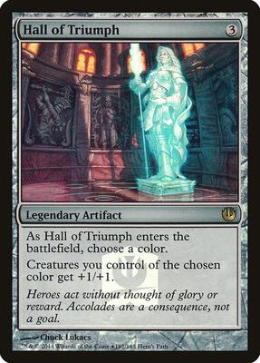Hall of Triumph card from Game Day & Store Championship Promos