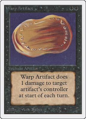 Warp Artifact card from Unlimited Edition