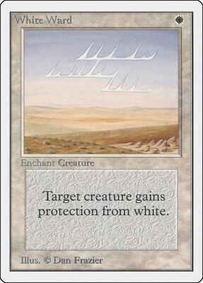 White Ward card from Unlimited Edition