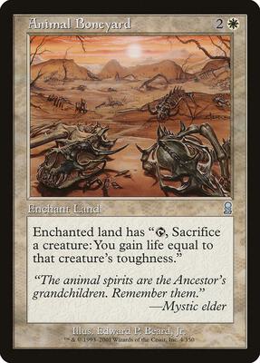 Animal Boneyard card from Odyssey