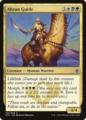 Abzan Guide card from Khans of Tarkir