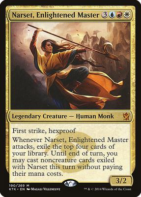 Narset, Enlightened Master card from Khans of Tarkir