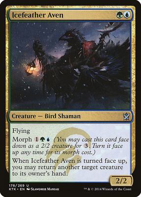 Icefeather Aven card from Khans of Tarkir