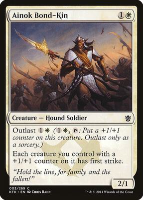 Ainok Bond-Kin card from Khans of Tarkir