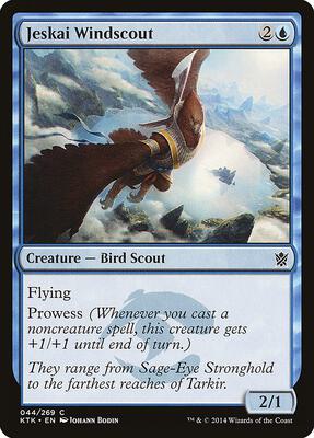 Jeskai Windscout card from Khans of Tarkir