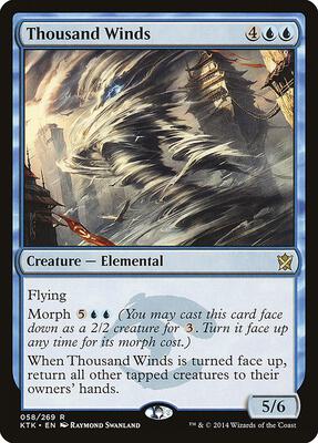Thousand Winds card from Khans of Tarkir
