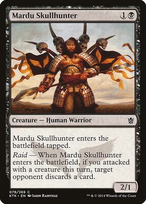 Mardu Skullhunter card from Khans of Tarkir