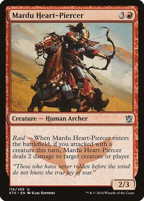 Mardu Heart-Piercer card from Khans of Tarkir