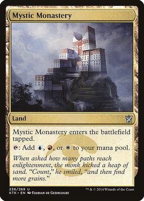 Mystic Monastery card from Khans of Tarkir