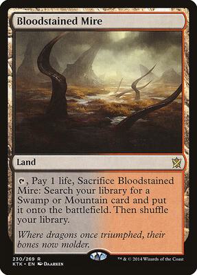 Bloodstained Mire card from Khans of Tarkir