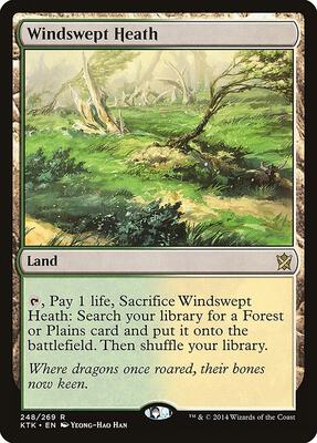 Windswept Heath card from Khans of Tarkir