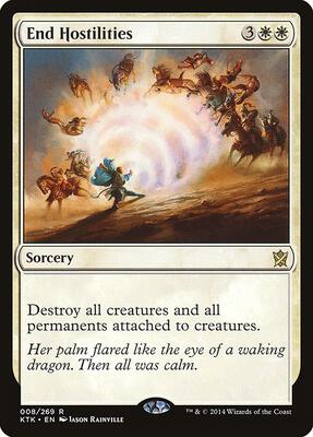 End Hostilities card from Khans of Tarkir