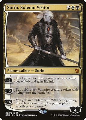 Sorin, Solemn Visitor card from Khans of Tarkir