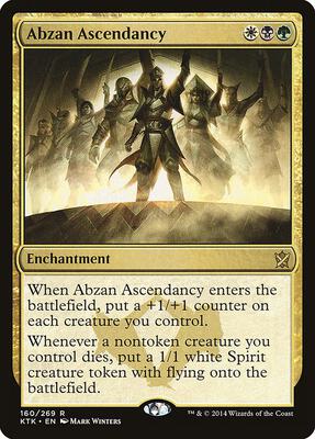 Abzan Ascendancy card from Khans of Tarkir