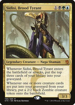 Sidisi, Brood Tyrant card from Khans of Tarkir