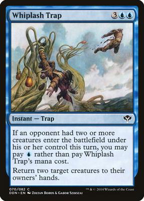 Whiplash Trap card from Duel Decks: Speed vs. Cunning