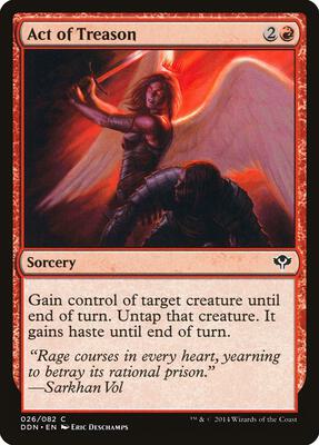 Act of Treason card from Duel Decks: Speed vs. Cunning