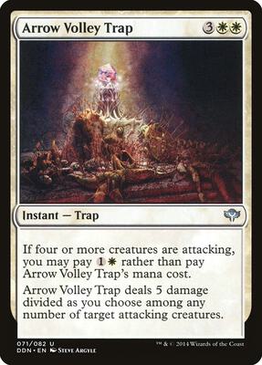 Arrow Volley Trap card from Duel Decks: Speed vs. Cunning