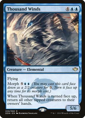 Thousand Winds card from Duel Decks: Speed vs. Cunning