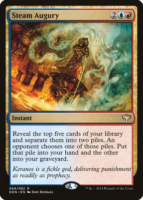 Steam Augury card from Duel Decks: Speed vs. Cunning