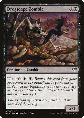 Dregscape Zombie card from Duel Decks: Speed vs. Cunning